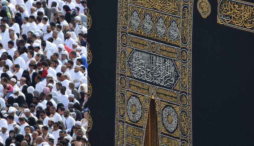 people gathering inside Mecca